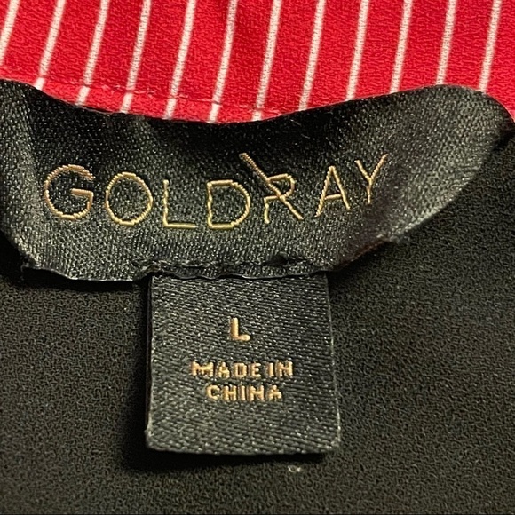 Goldray Sleeveless Blouse, Large - Picture 4 of 7